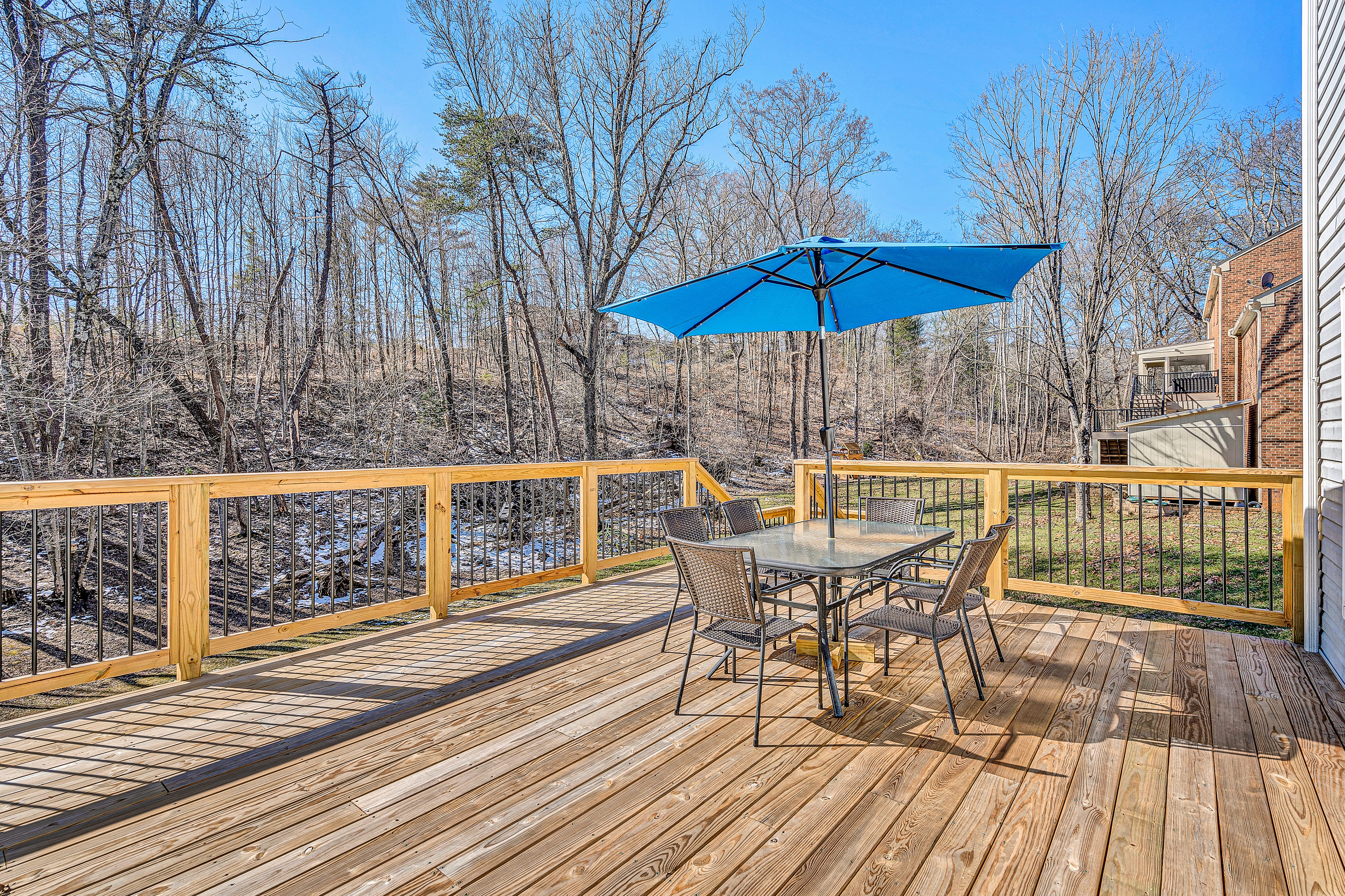 A view of the deck after ReImagineering Spaces.