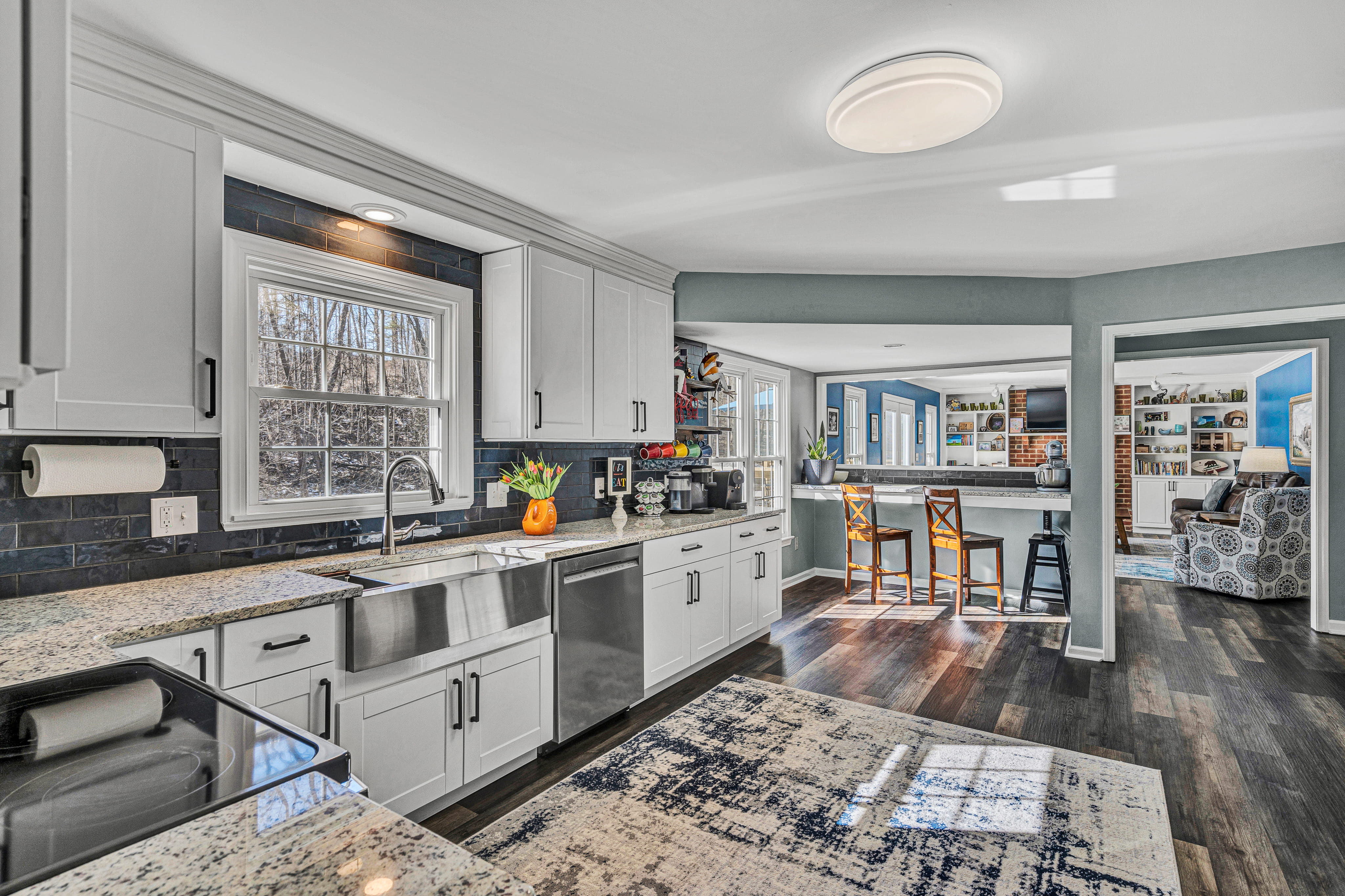 A kitchen reimagined by ReImagineering Spaces.