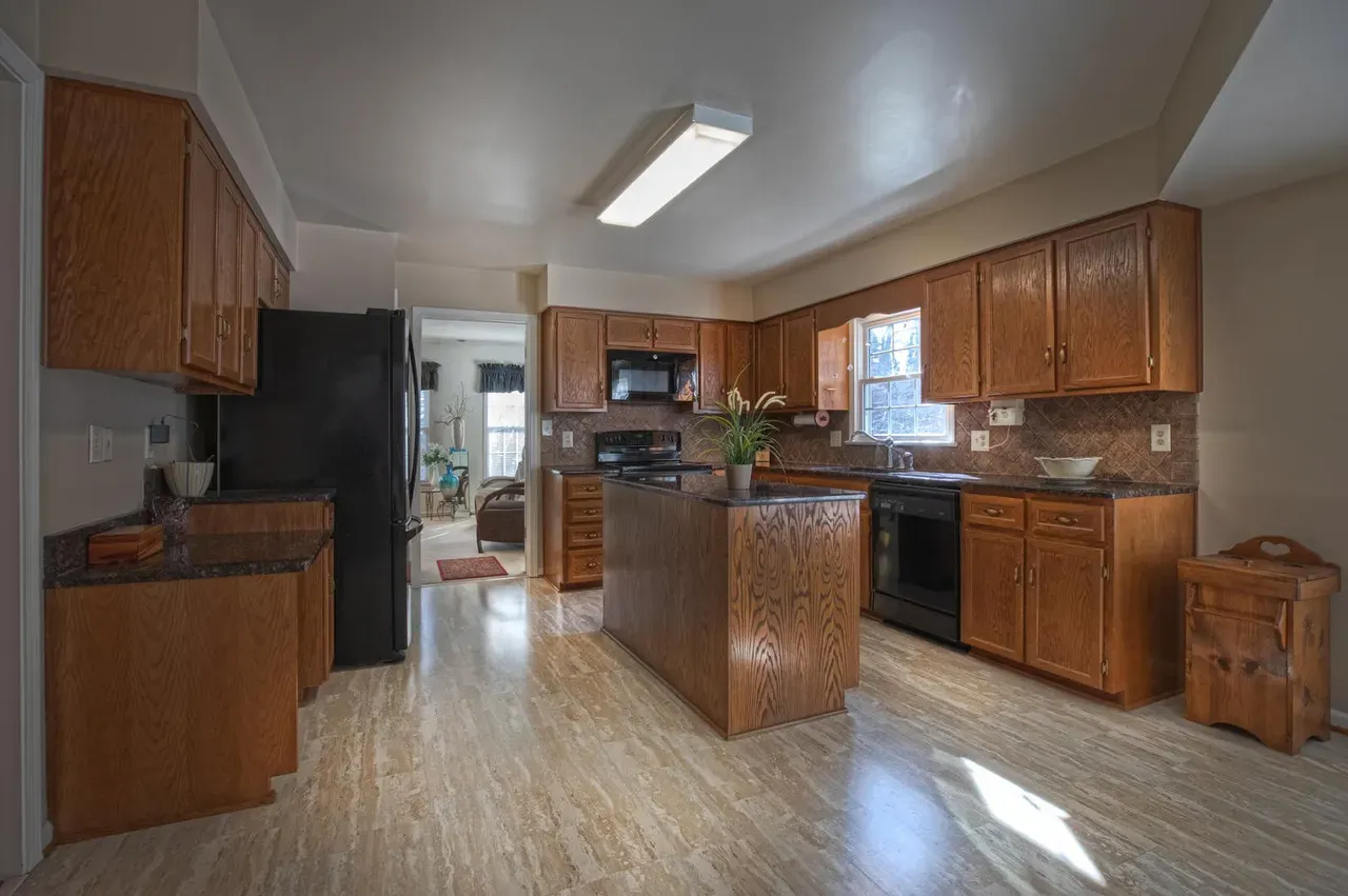 A view of the kitchen before ReImagineering Spaces.