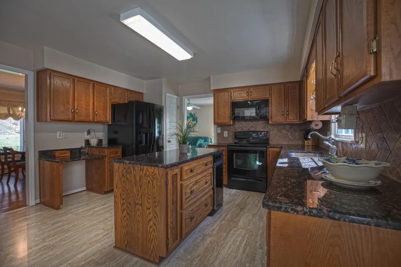 A view of the kitchen before ReImagineering Spaces.